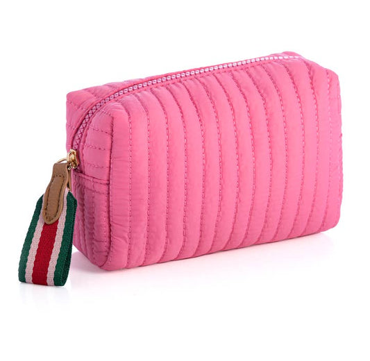 EZRA SMALL COSMETIC BAG: Pink
