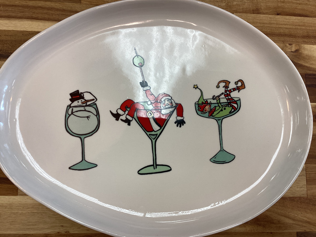 Tipsy holiday platter