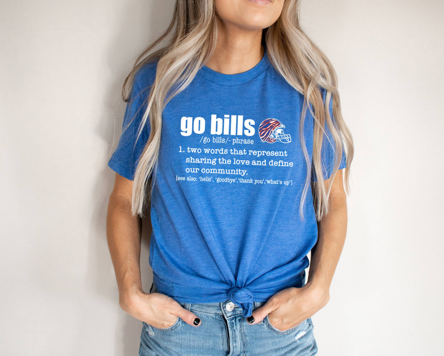 Go Bills definition shirt: Unisex XL