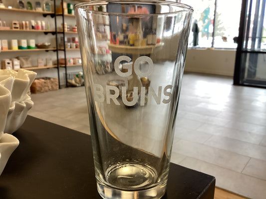Pint glass…go bruins
