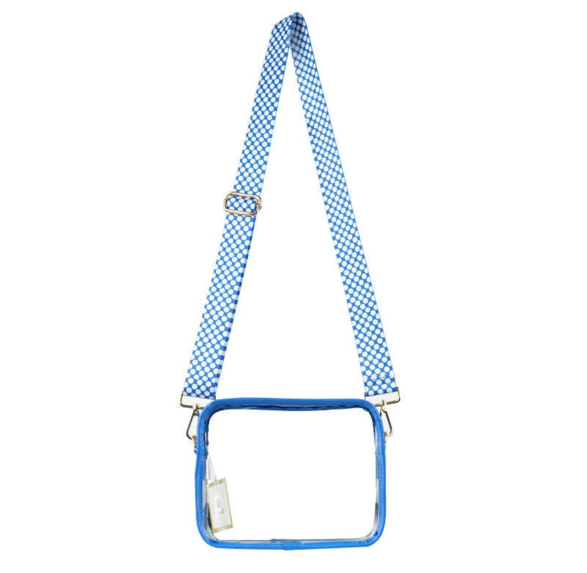 Cameron Stadium Bag W/zig zag strap Blue
