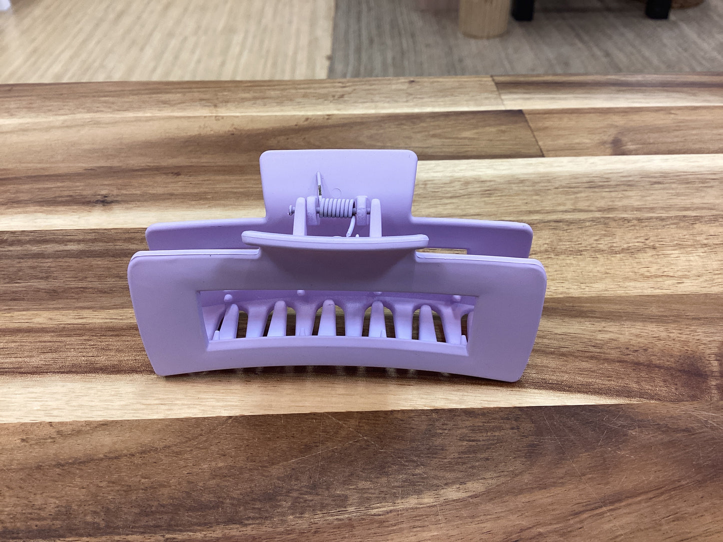 Hair claw clip purple