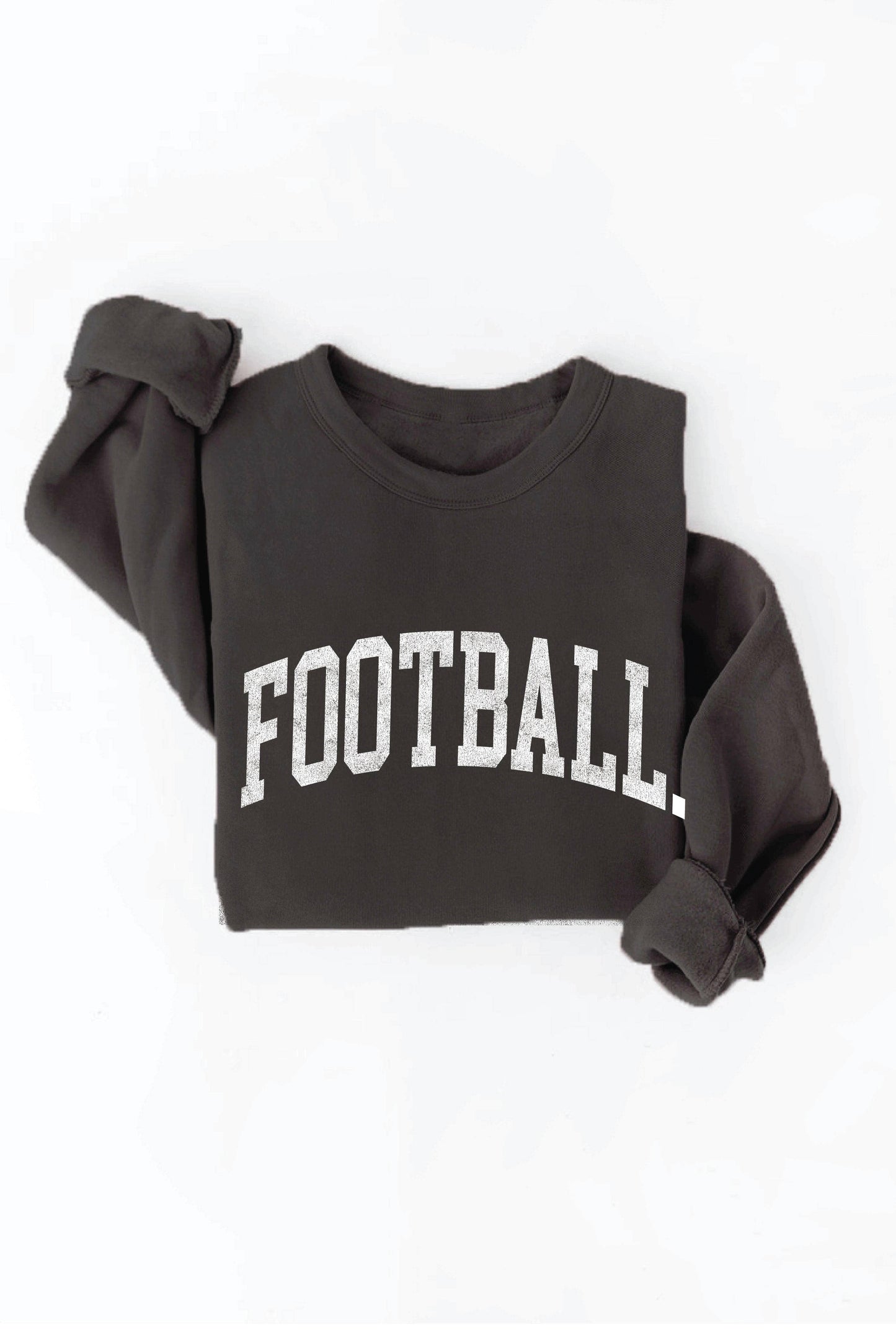 FOOTBALL Sweatshirt: DARK GREY / XL