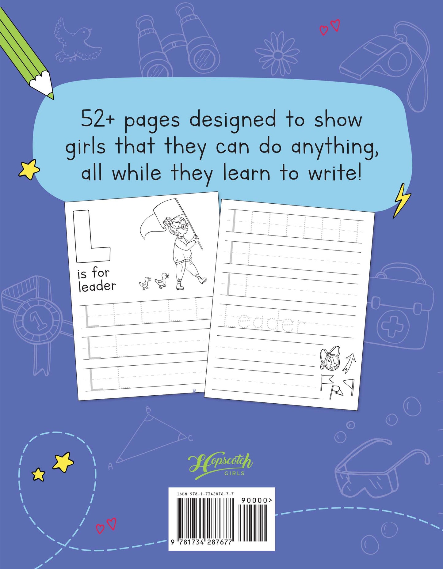 Learn to Write Book - "G Is For Girl: Trace & Learn Letters"