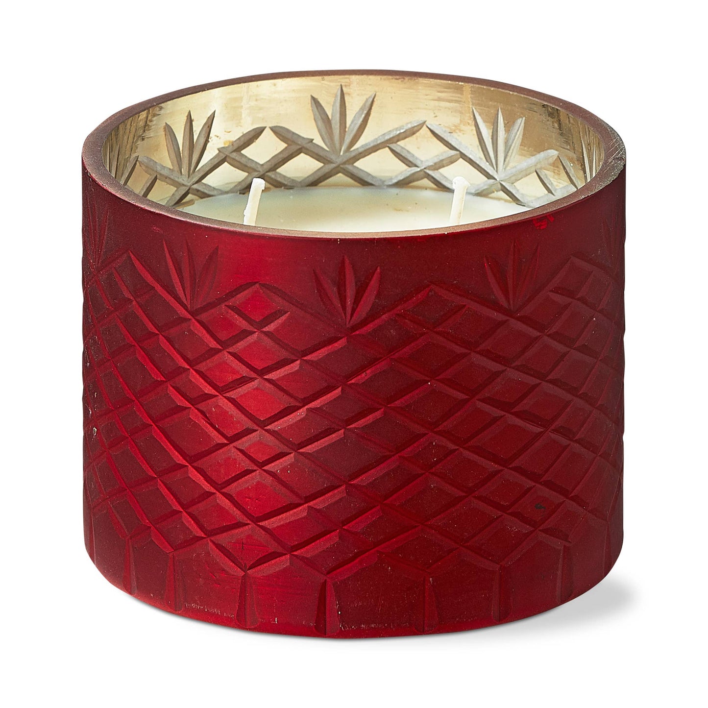 SALE Chai Spice & Vanilla Candle Medium - Red