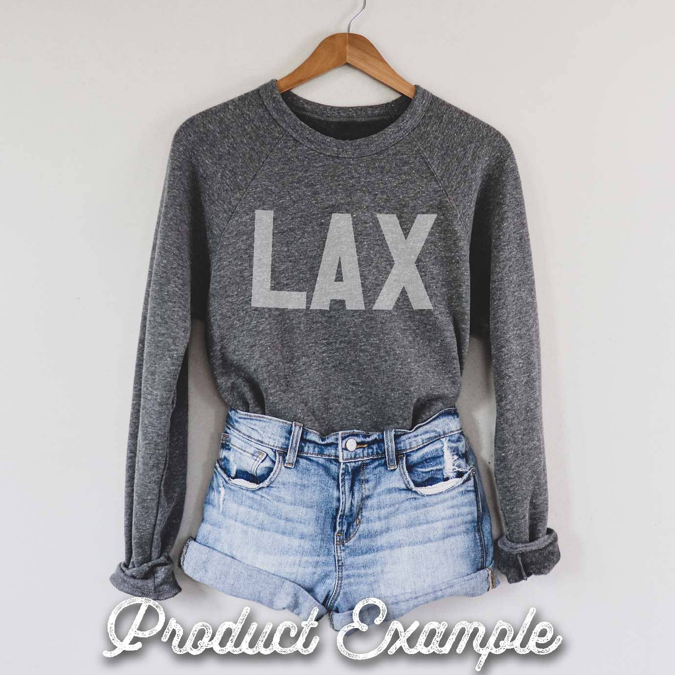 FLEECE RAGLAN SWEATSHIRTS - Must Customize Code: Heather Charcoal / Large