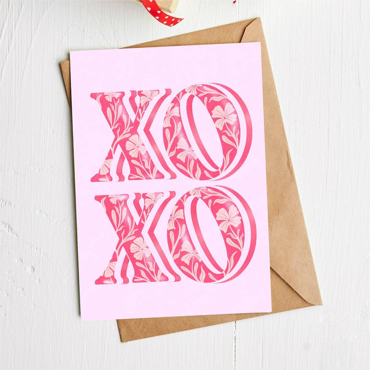 XOXO Valentine's Day Card