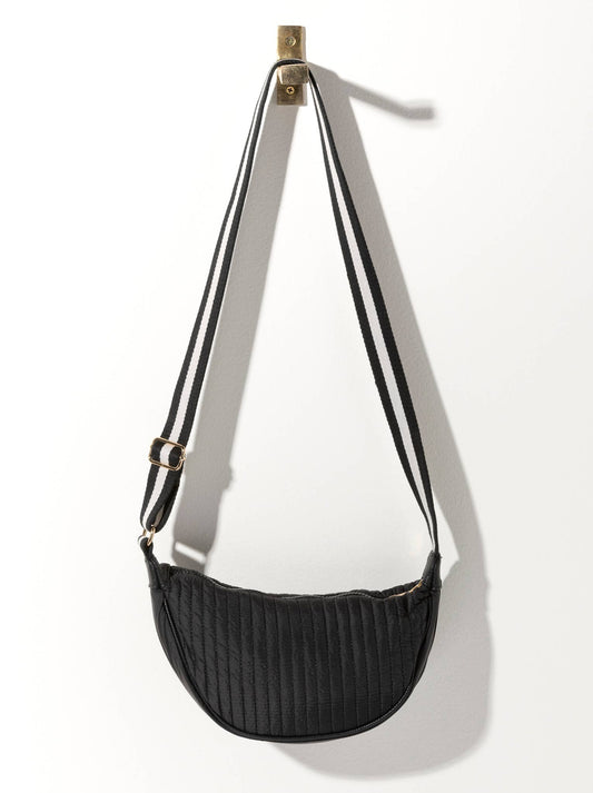 EZRA CROSS-BODY: Black