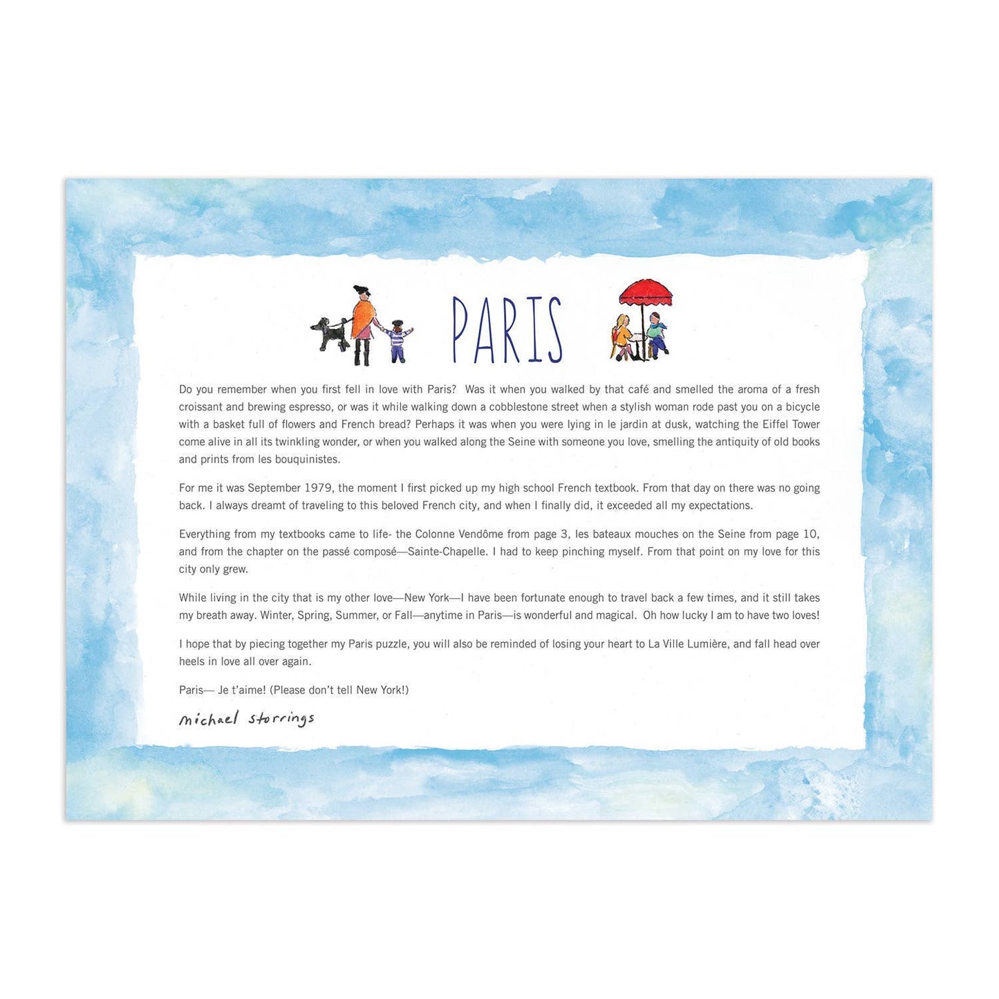 Michael Storrings Paris 1000 Piece Puzzle