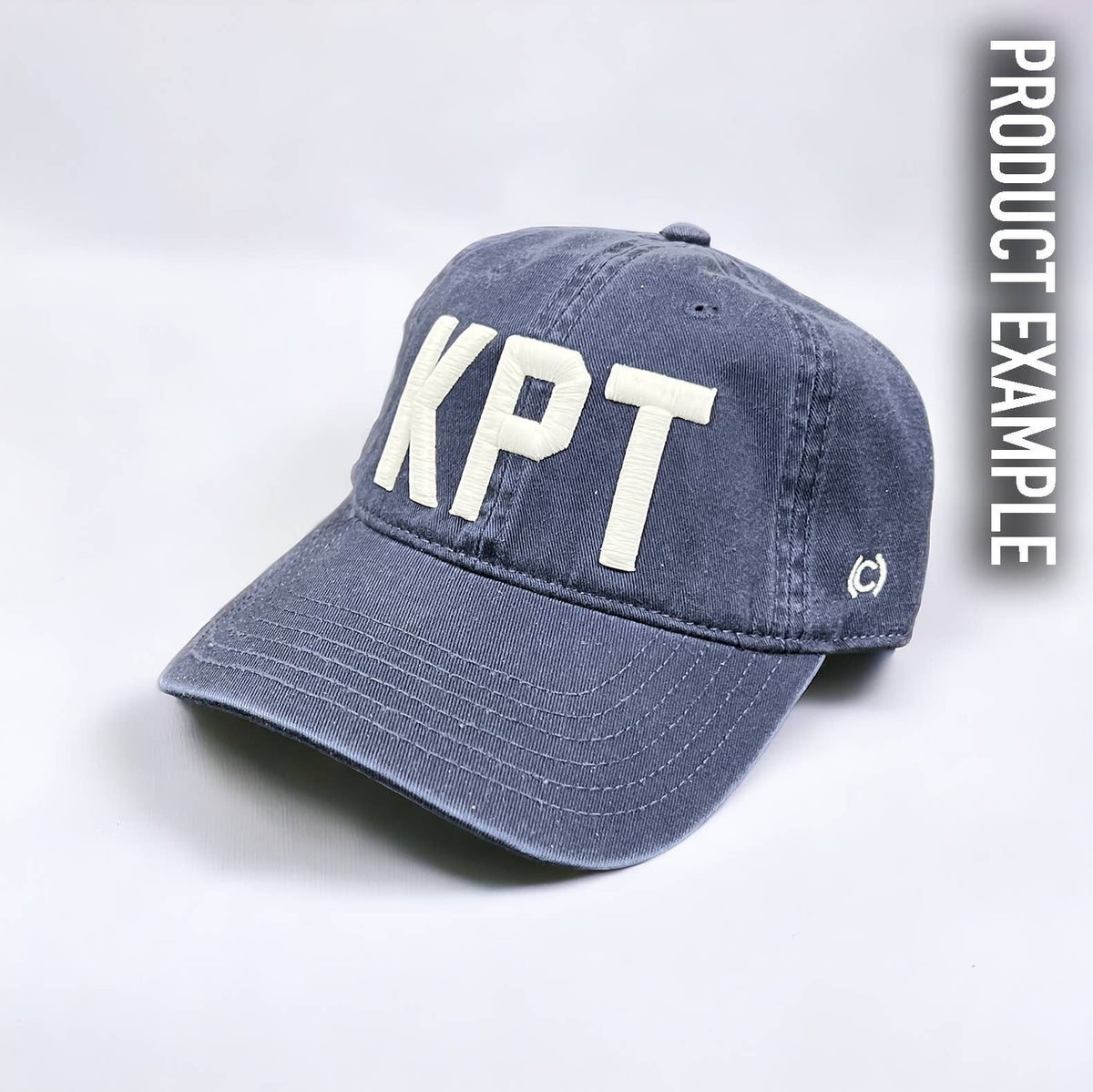 Dad Hats - Customizable: Blue Cotton Hat