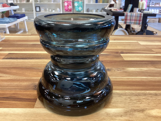 4 1/2” glass candle holder