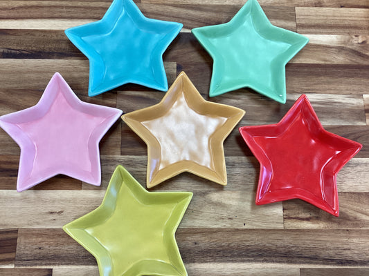 Star shaped dish, 6 colors