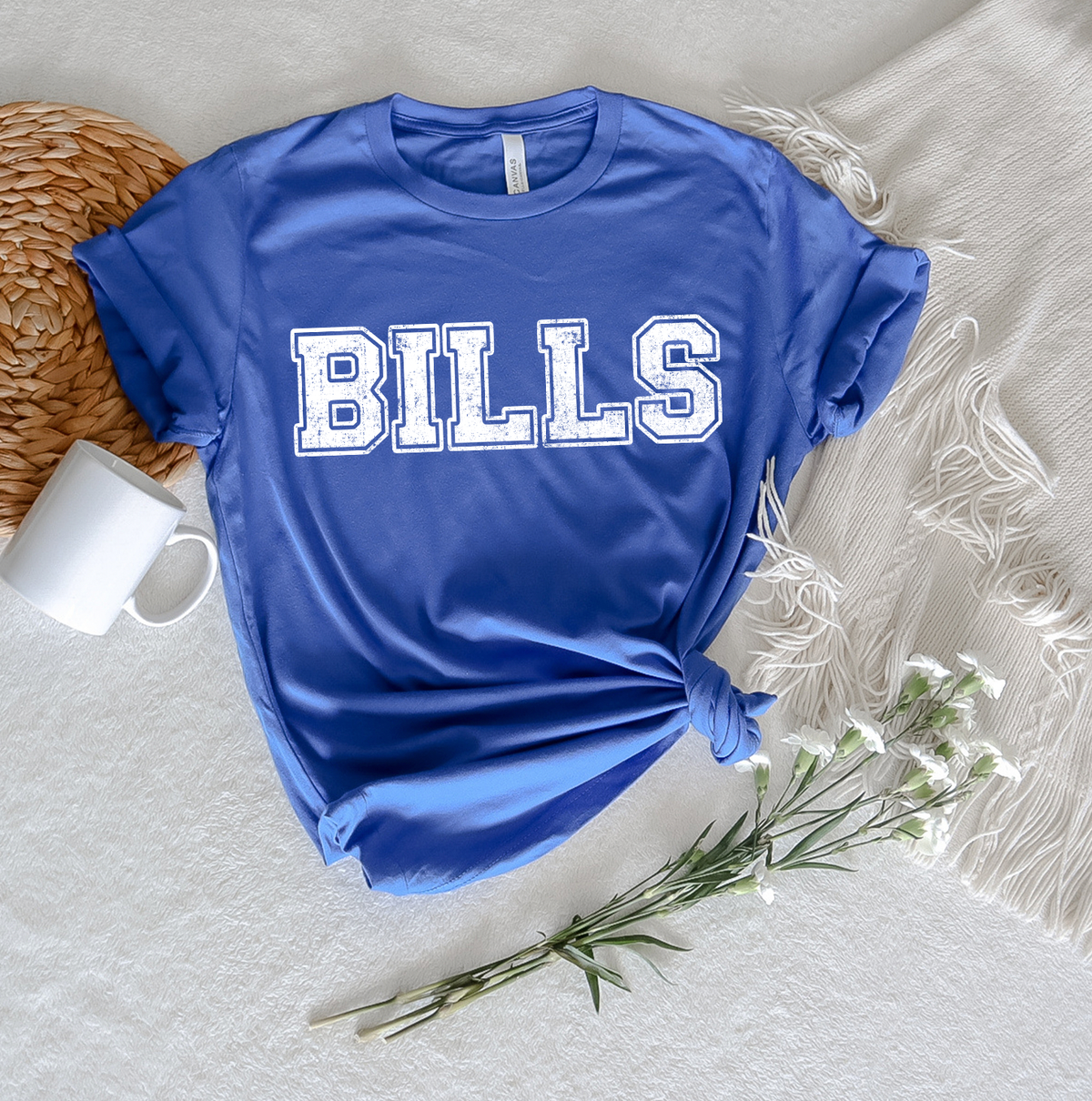 Bills Unisex T-shirt: blue / XL