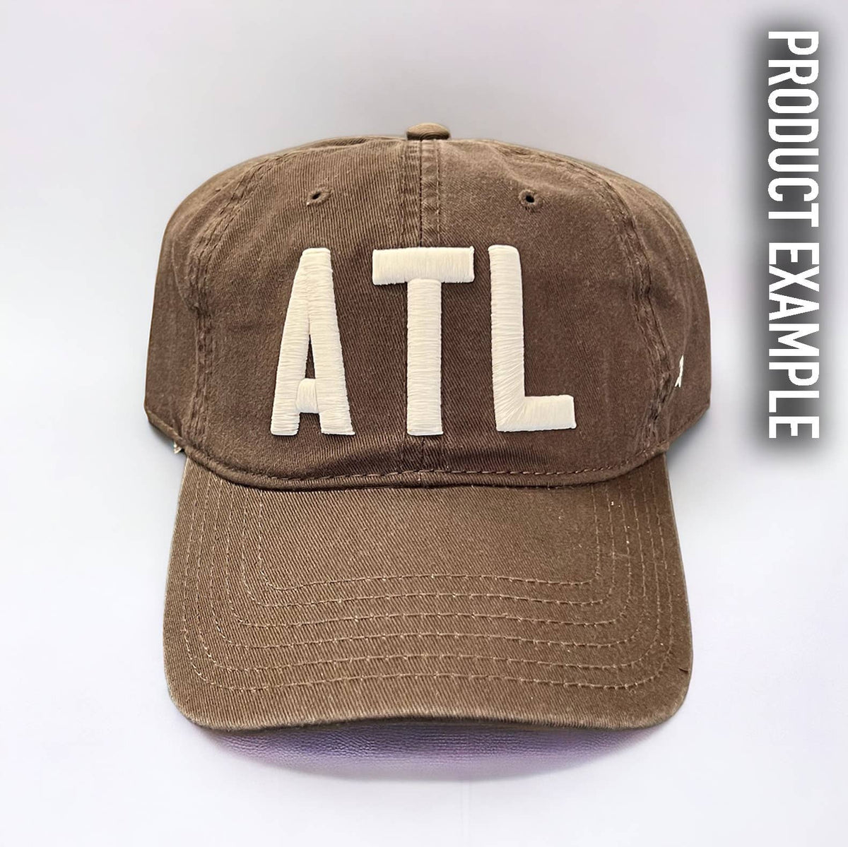Dad Hats - Customizable: Brown Cotton Hat