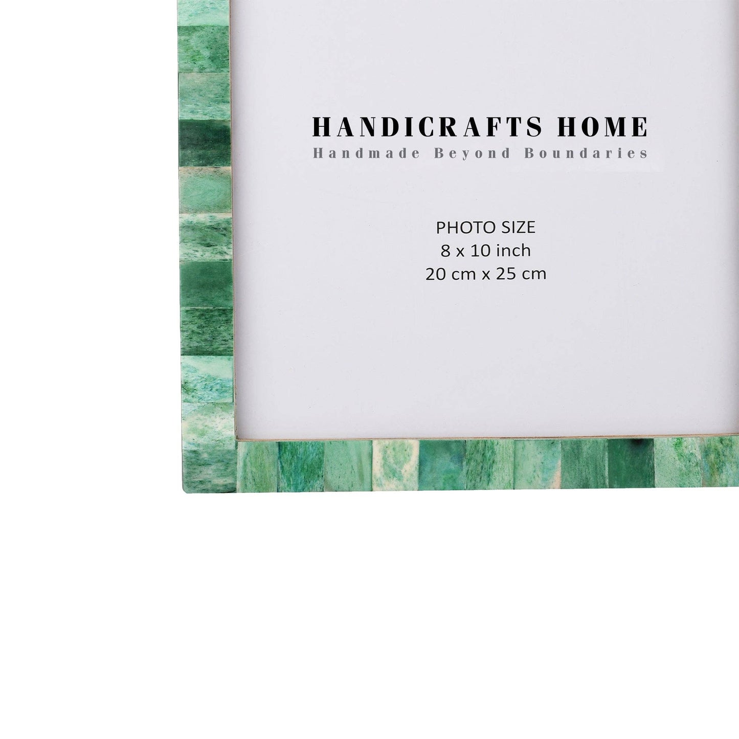 8" x 10" Photo Frame Green Handmade Gift - Pack of 2: Green / 8x10