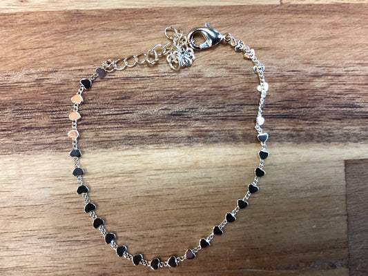 Glee heart chain bracelet/ gold