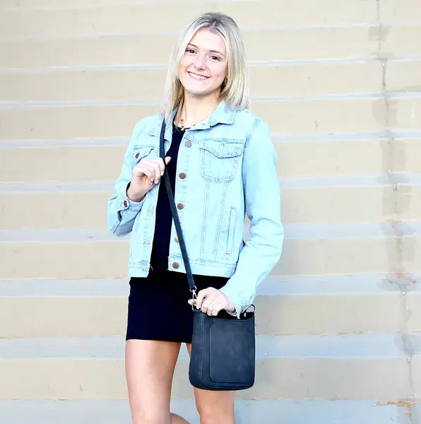 ASHLEY SUEDE VEGAN LEATHER CROSSBODY: CAMEL 2