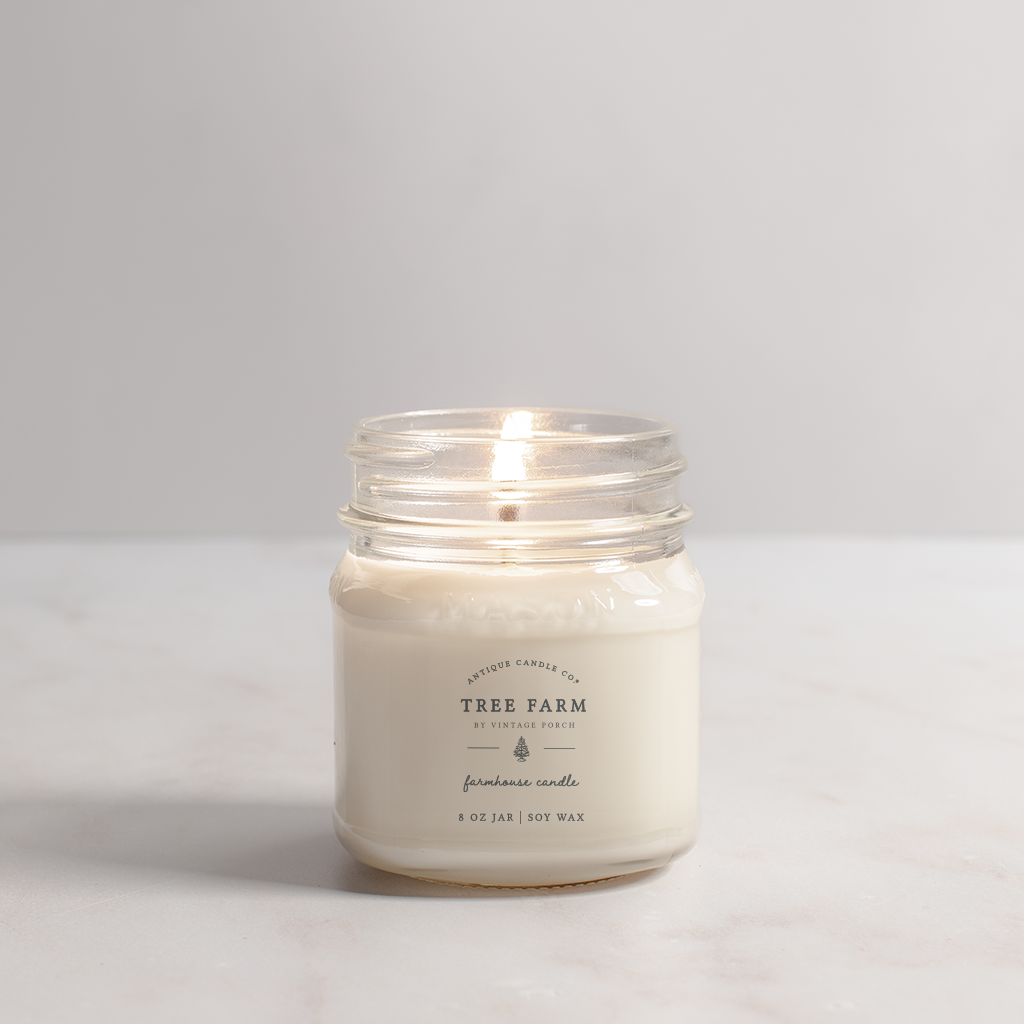 Tree Farm - Soy Wax Mason Jar Candle: 8 oz