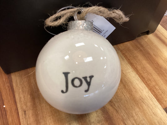 Joy ornament