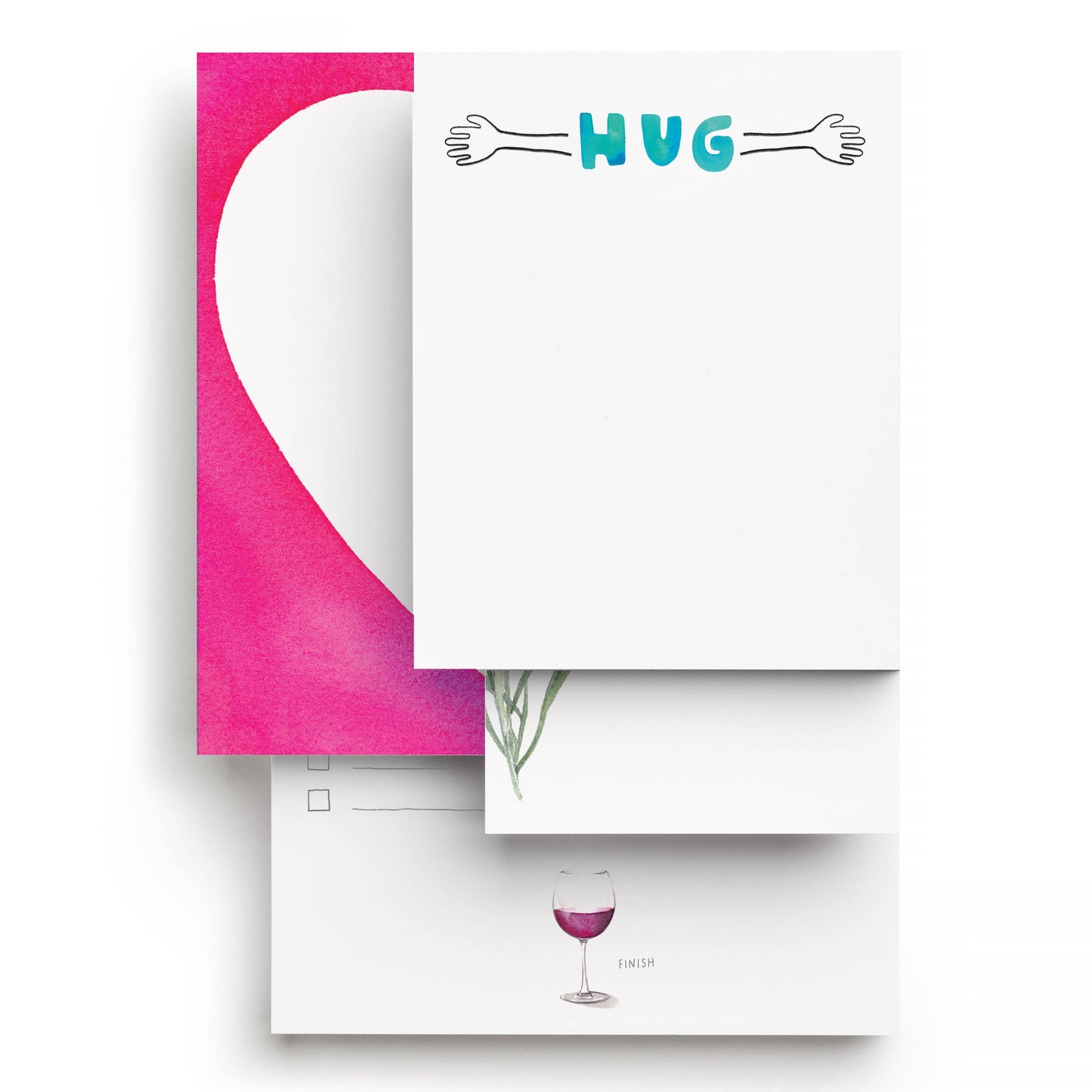 Happy Dots Exclamation Chunky Notepad – *New Size*