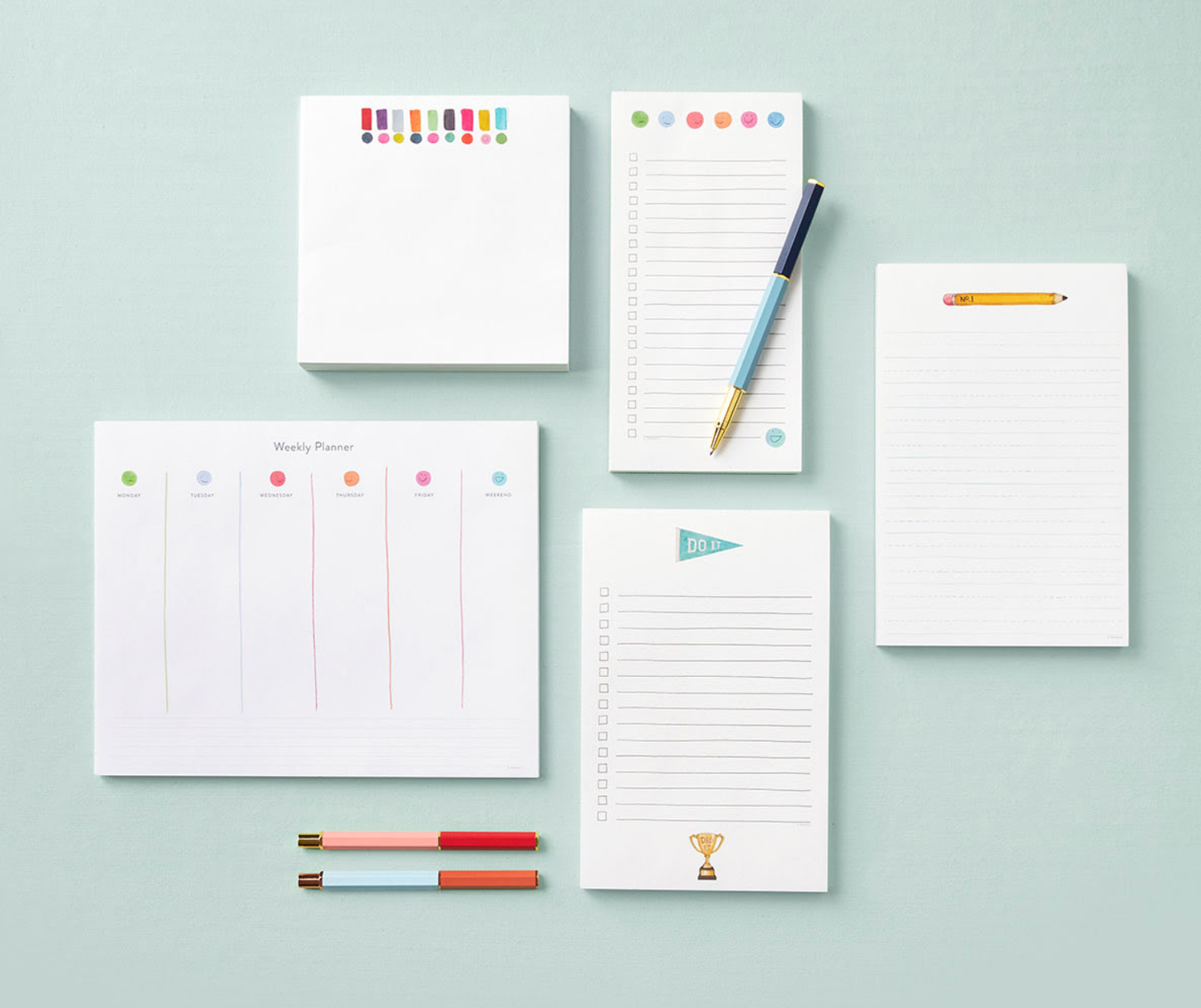 Happy Dots Exclamation Chunky Notepad – *New Size*