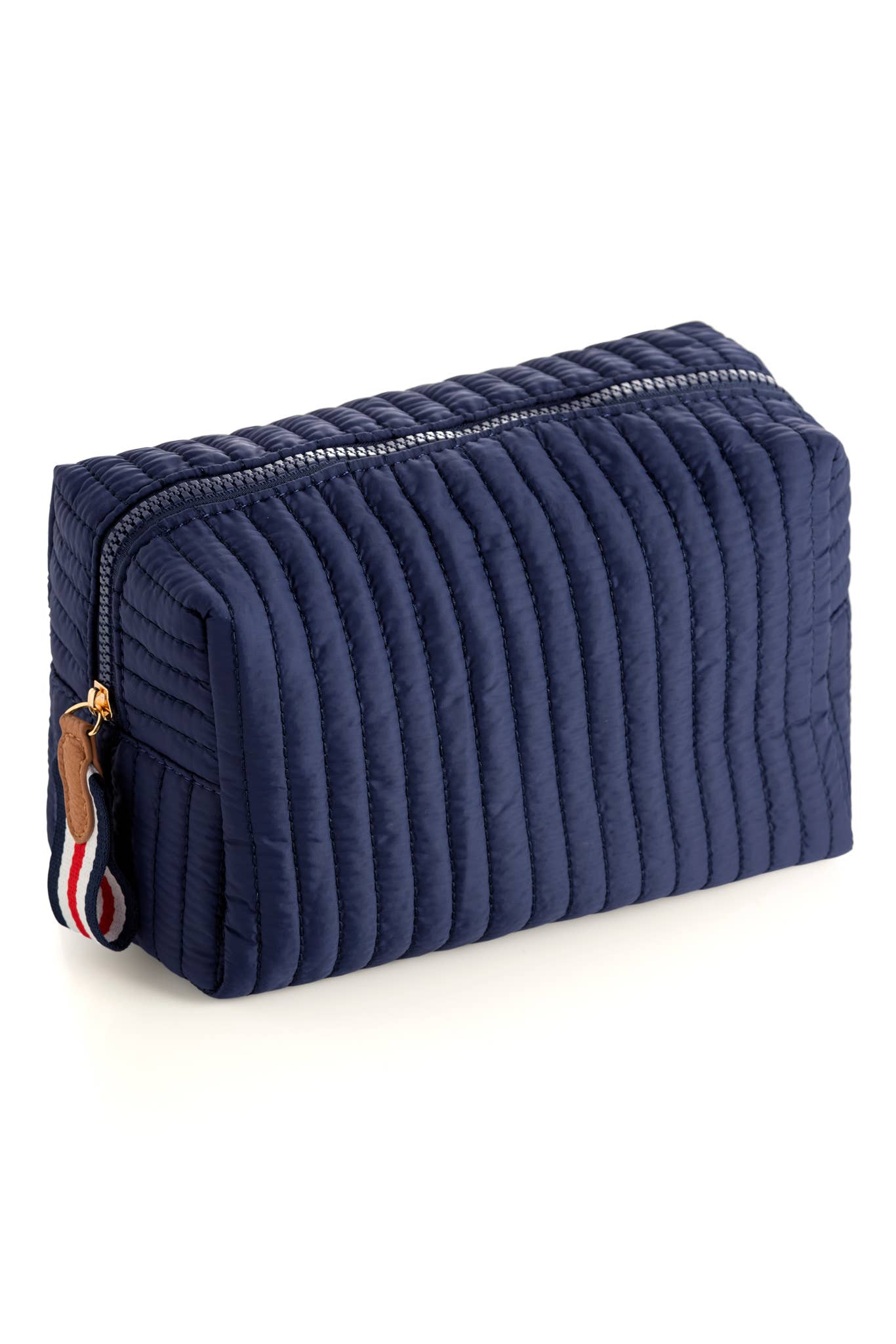 EZRA LARGE COSMETIC BAG: Navy