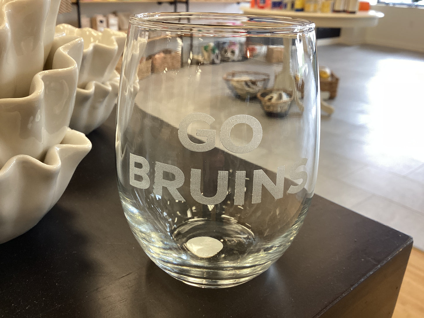 Wine glass…go bruins