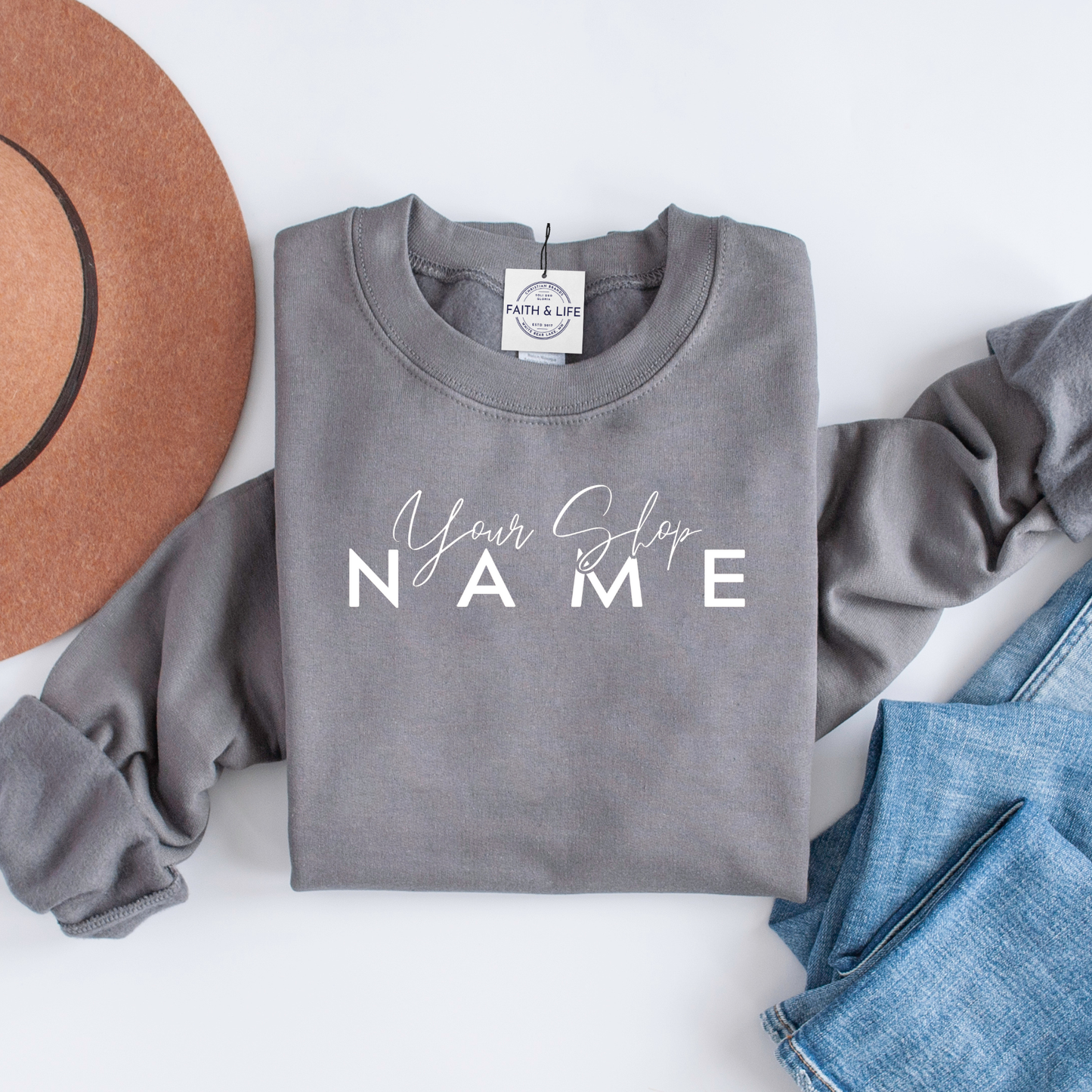 Custom Rochester, NY Sweatshirt: Small…Heather Maroon