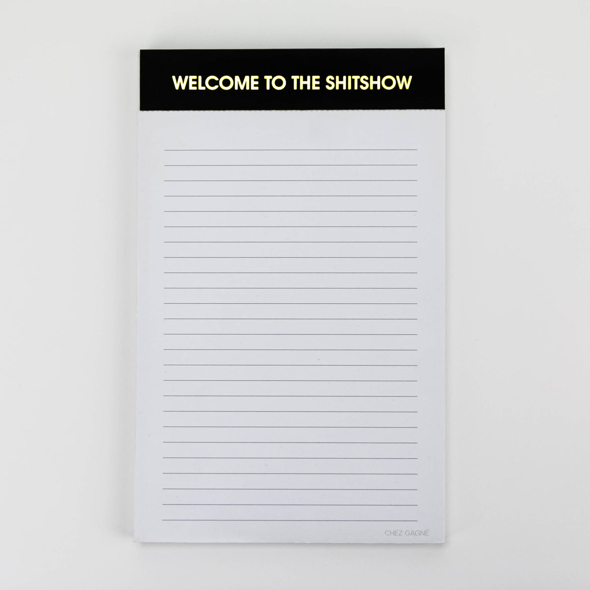 Welcome to the Shitshow Notepad - Black