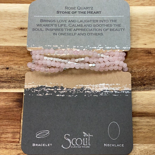 Scout stone wrap bracelet… stone of the heart