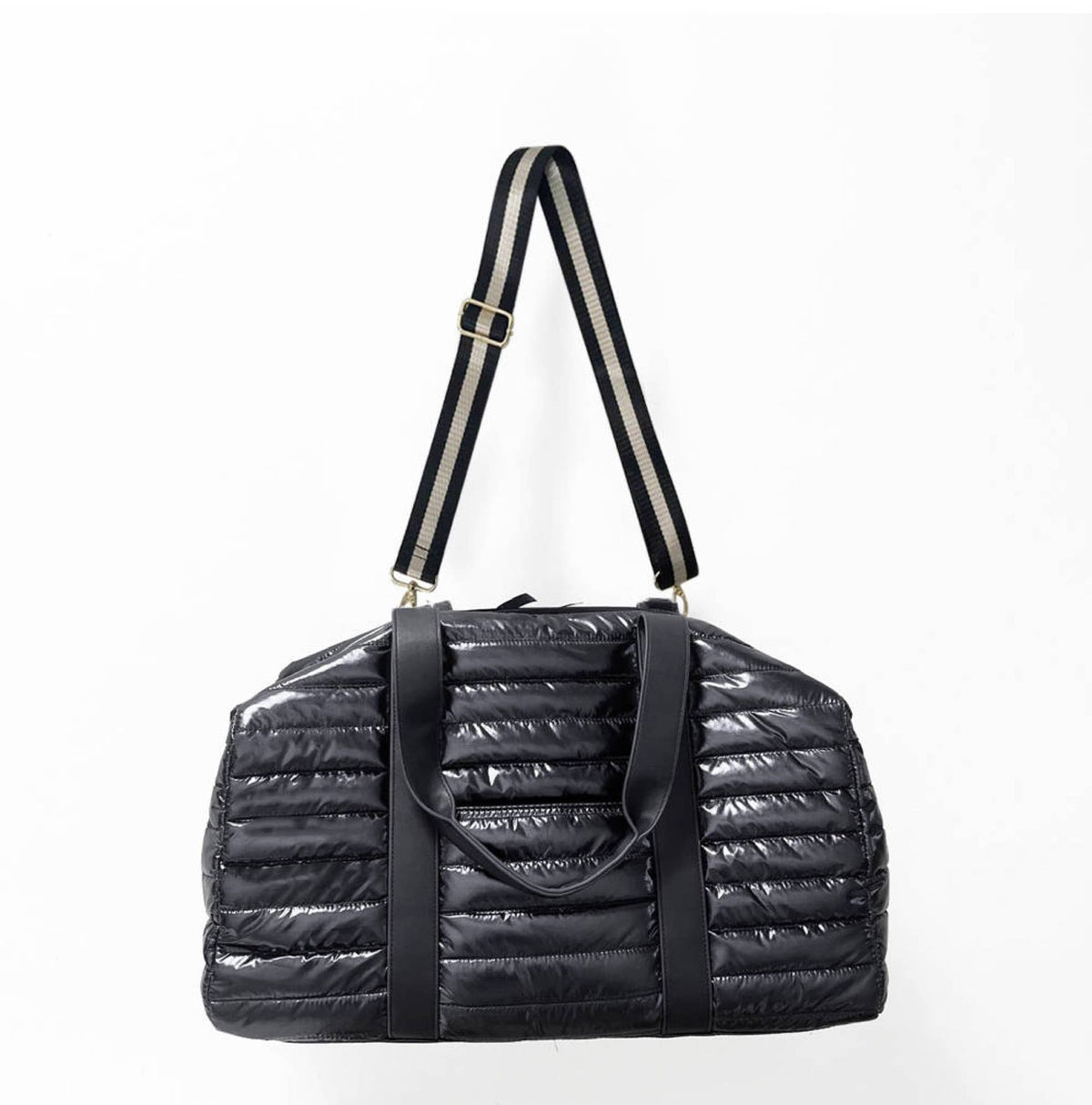 The Cassie Weekender Puffer Black