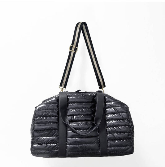 The Cassie Weekender Puffer Black
