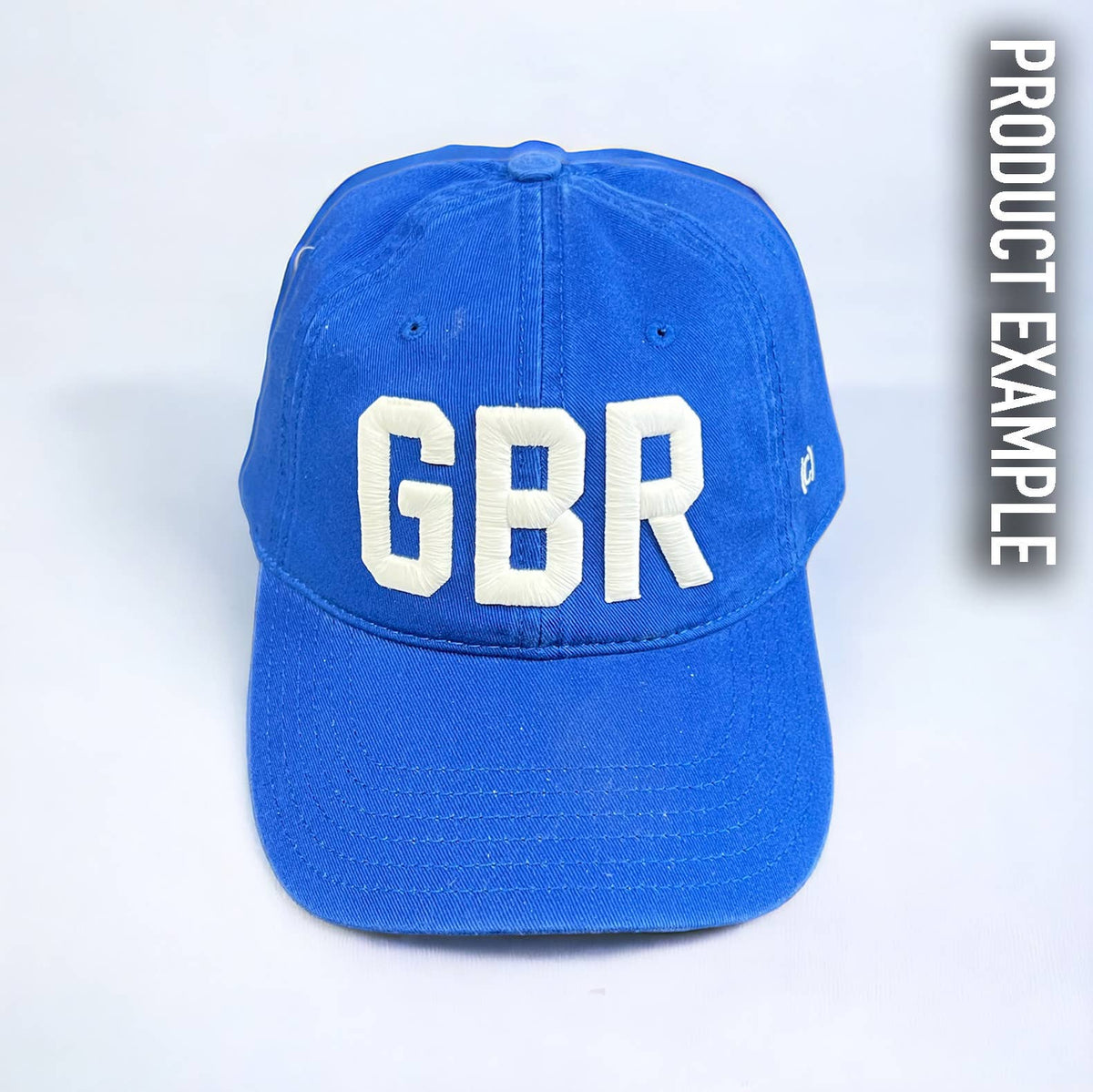 Dad Hats - Customizable: Blue Cotton Hat