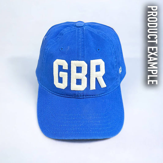 Dad Hats - Customizable: Blue Cotton Hat