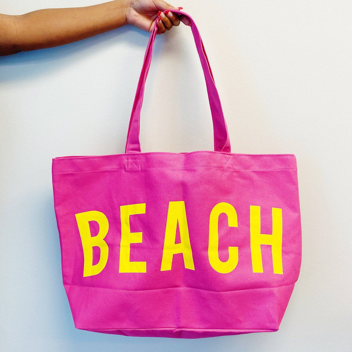 Well Made Beach Canvas Tote: Ocean