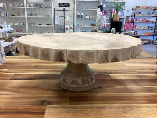 Pedestal cake platter