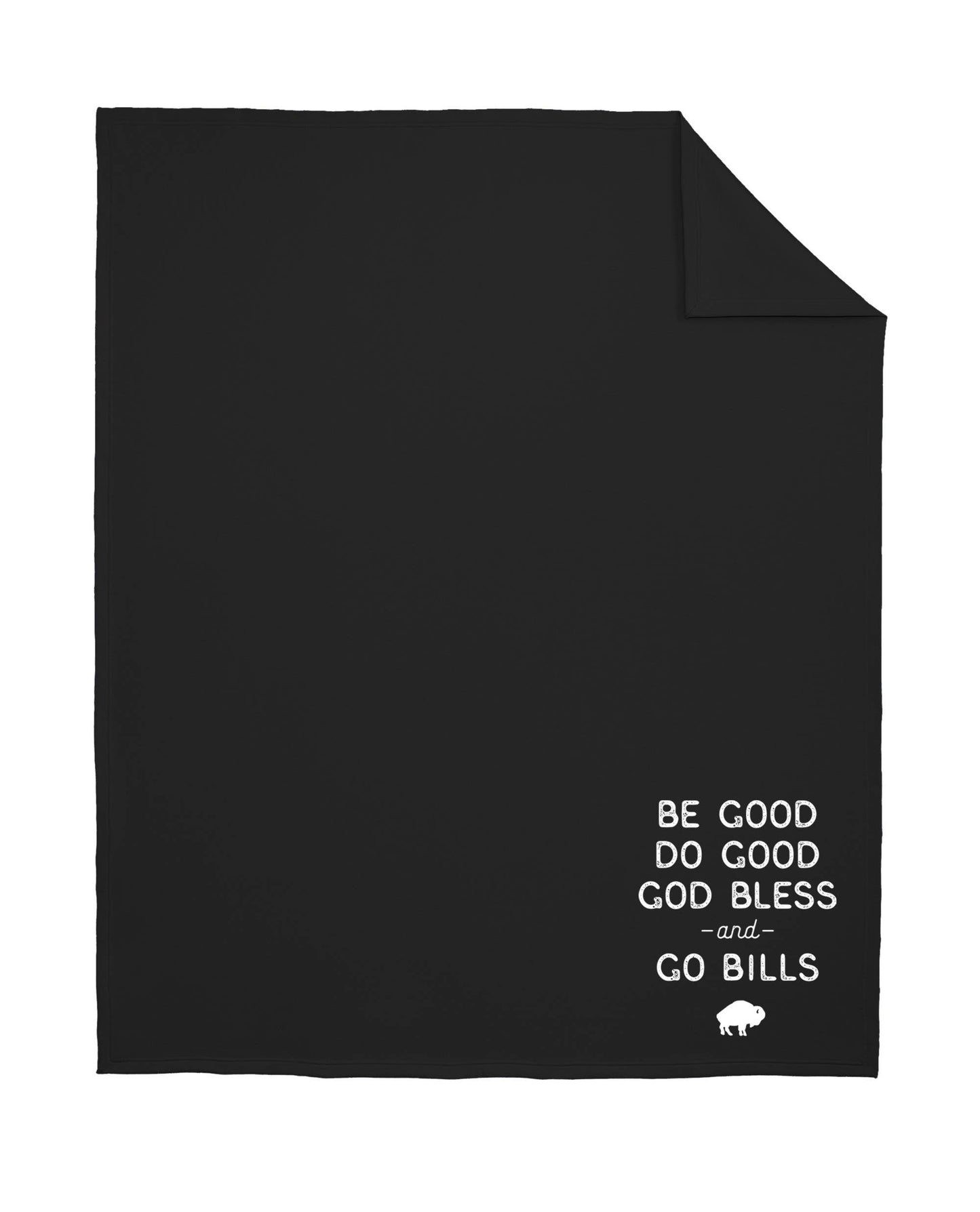 Buffalo Bills Throw Blanket Be Good Go Bills Stadium Blanket: NAVY