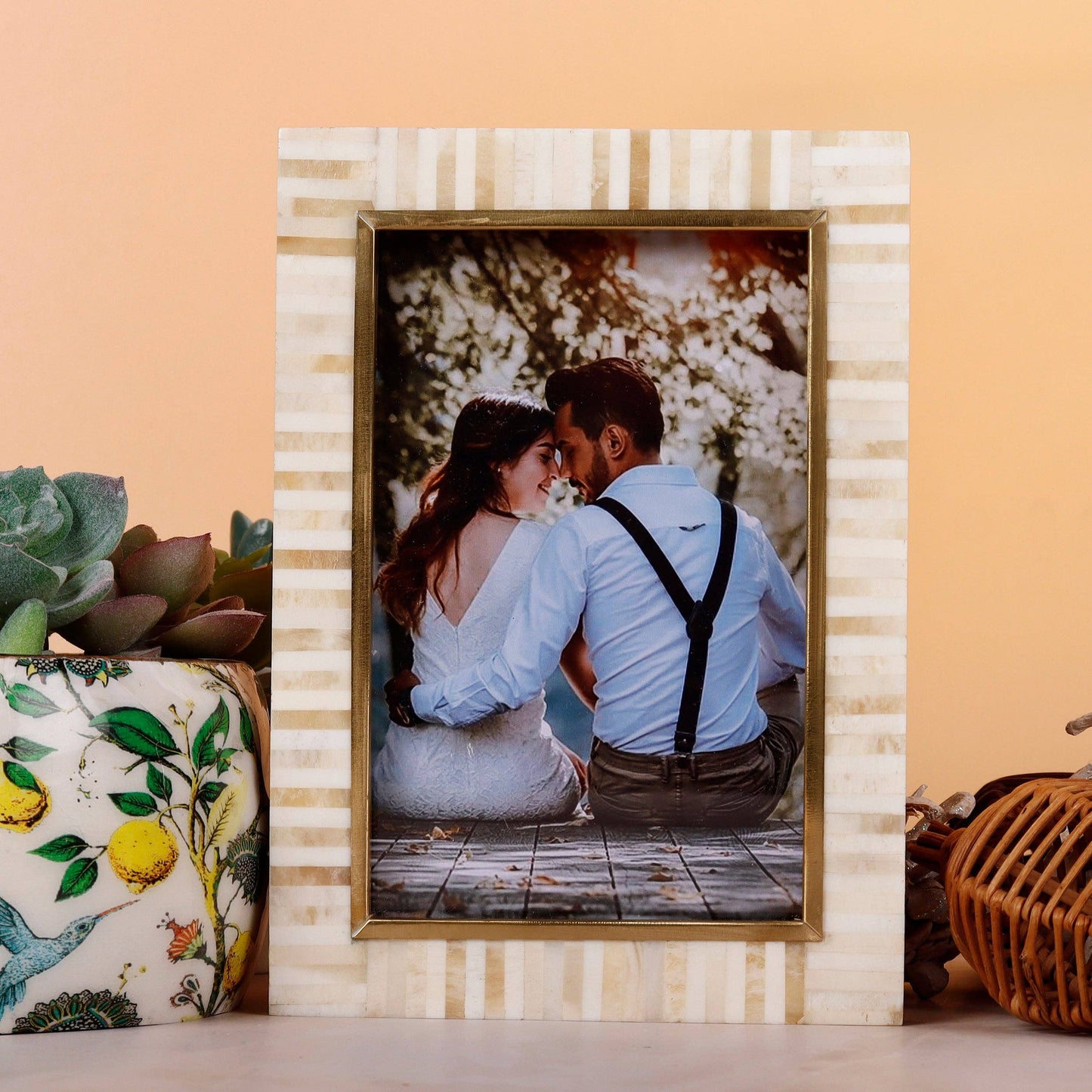 Picture Frame Halo Keys Collection White 4x6 Inch: 4x6