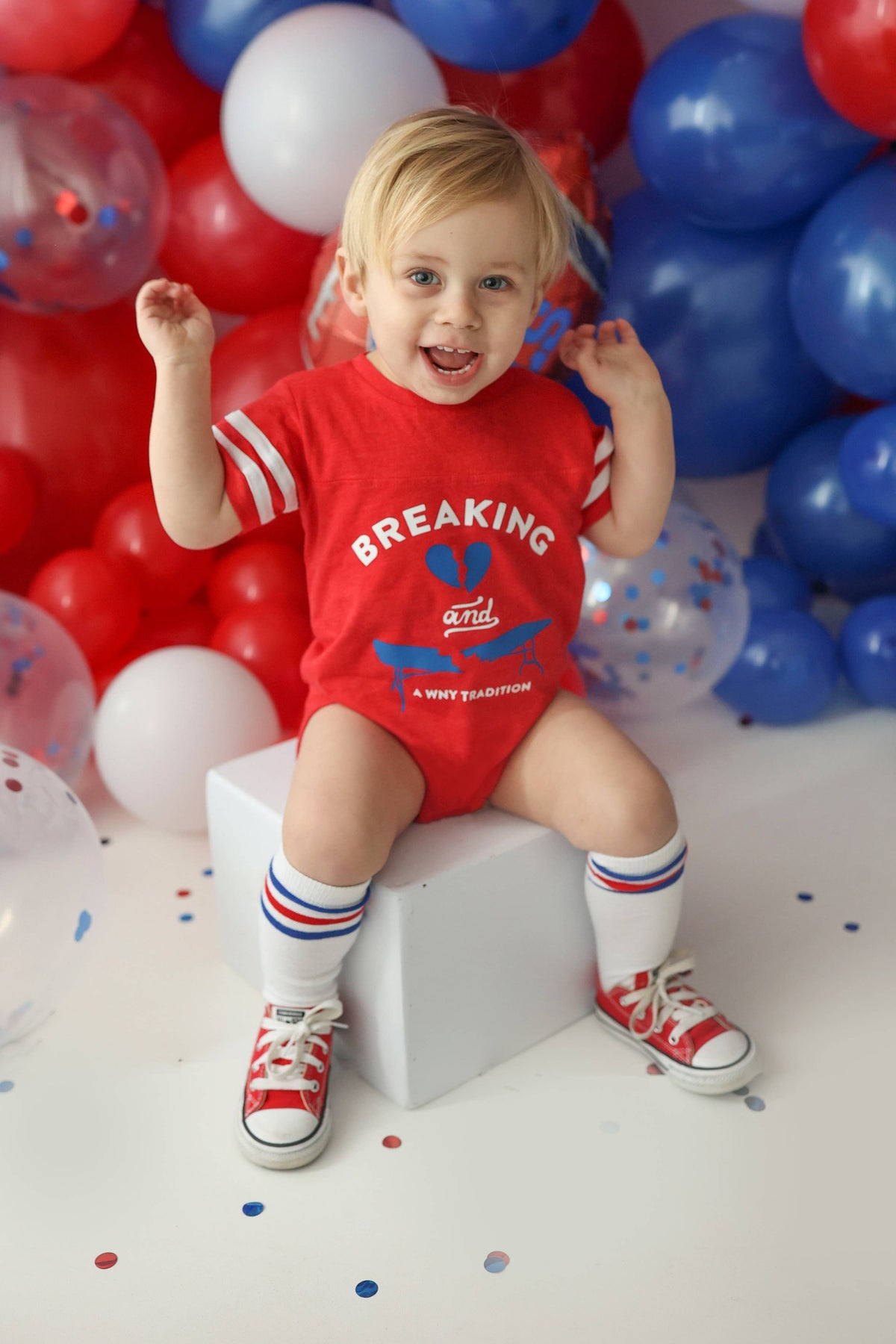 Breaking Hearts and Tables Bills Baby: Blue / 6M Bodysuit