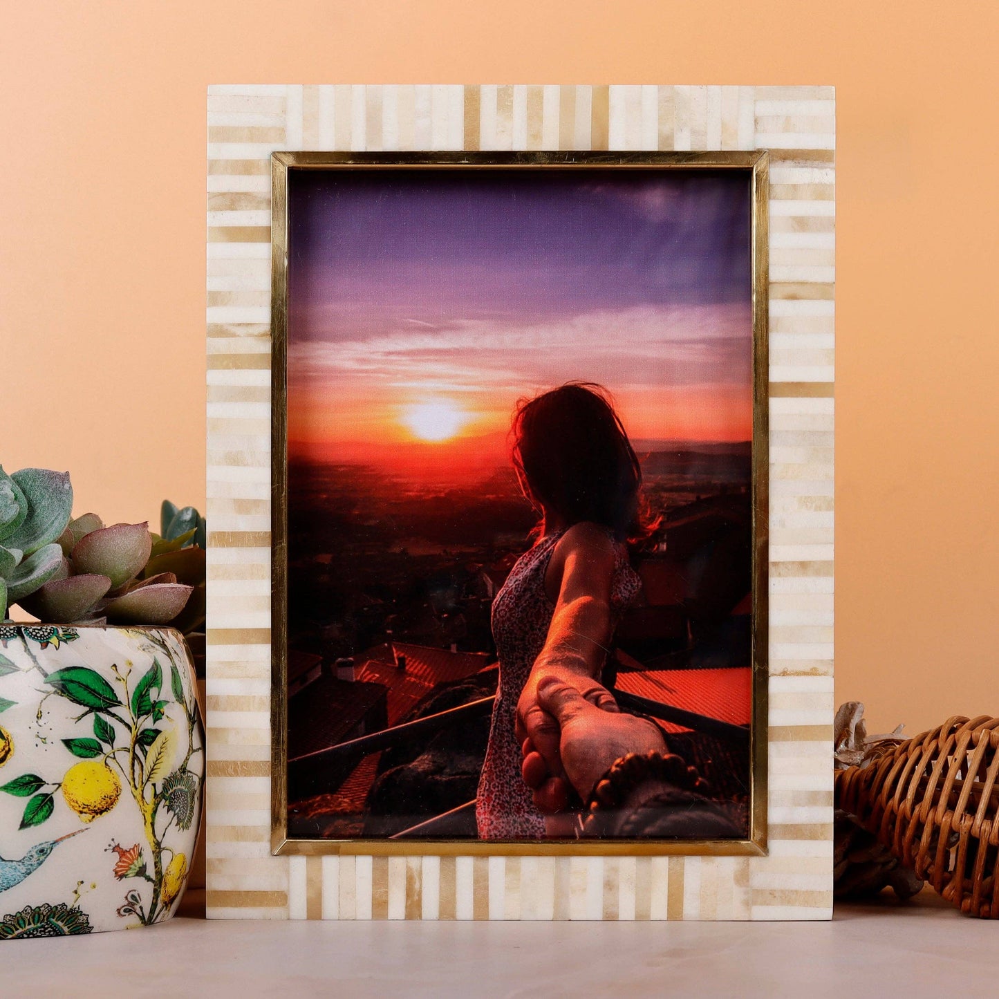 Picture Frame Halo Keys Collection White 5x7 Inch: 5x7