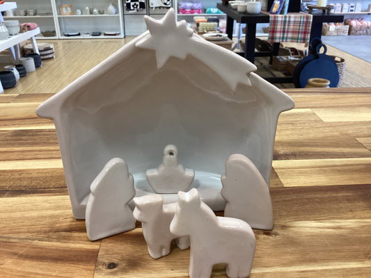 Nativity scene/ ceramic
