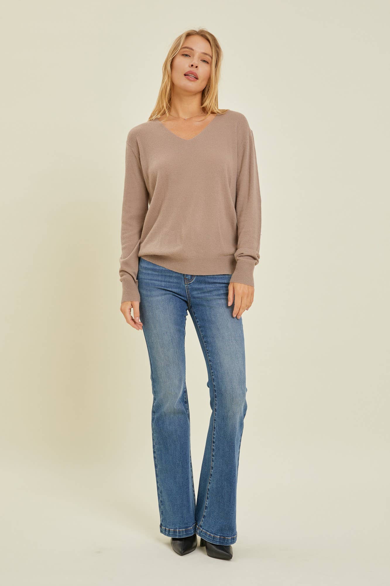 The Stella Sweater: Mocha / ML