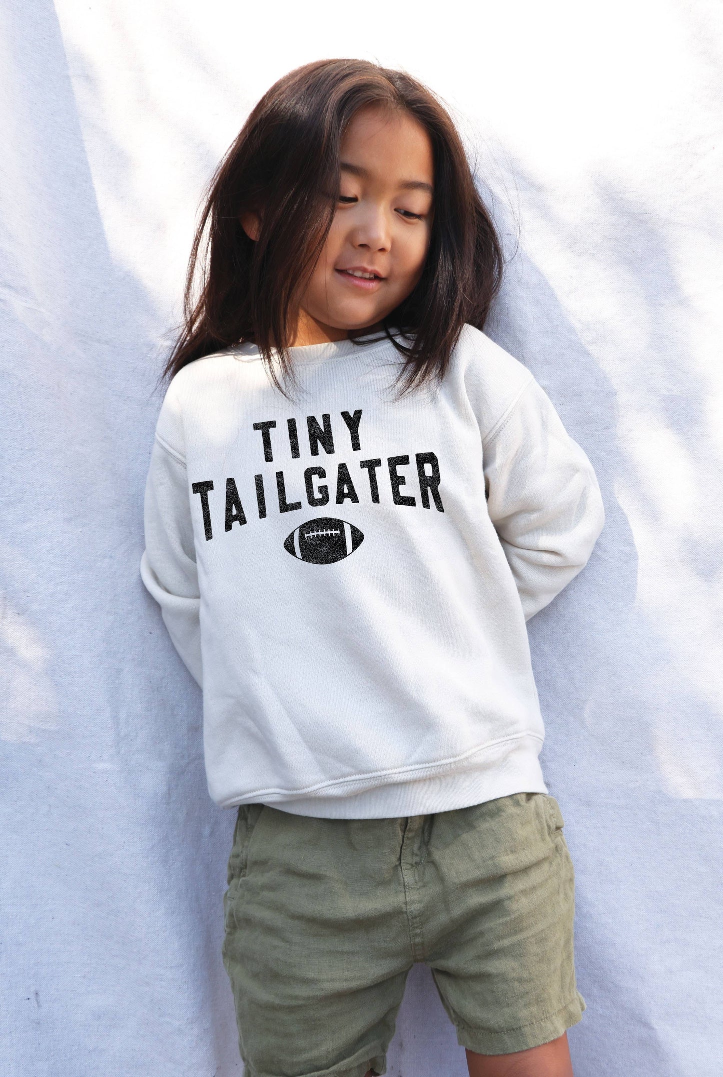 TINY TAILGATER Sweatshirt: ROYAL blue/ 3T