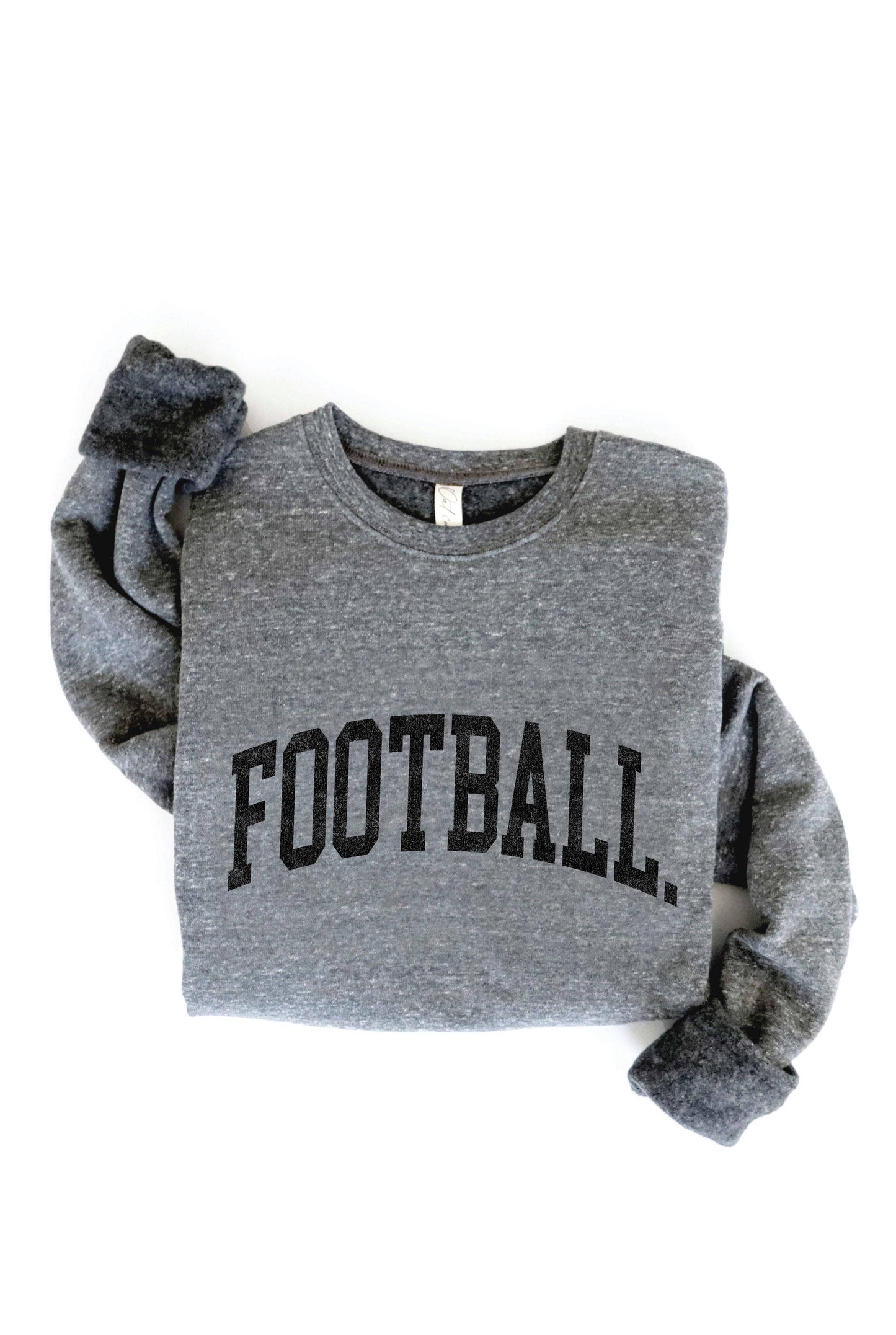 FOOTBALL Sweatshirt: DARK GREY / L