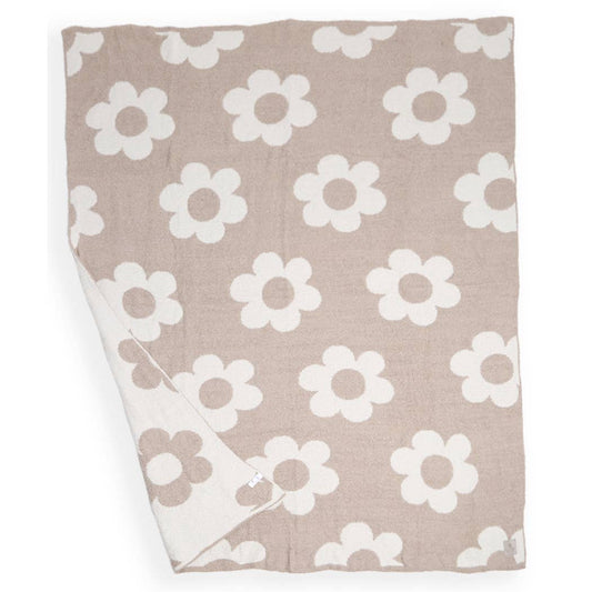 Daisy Throw Blanket : Beige