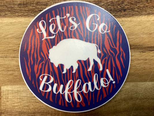 Let’s go buffalo sticker