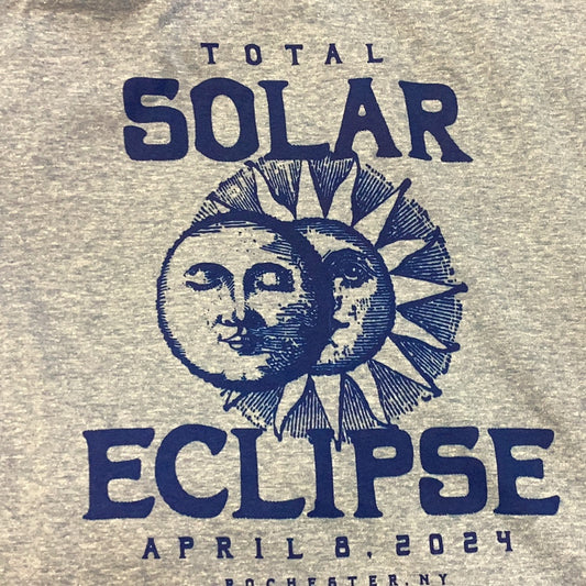 Blue total solar eclipse t-shirt