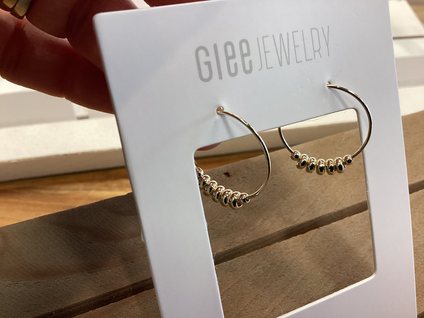 Glee Callie hoops…gold