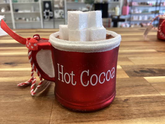 Hot cocoa ornament
