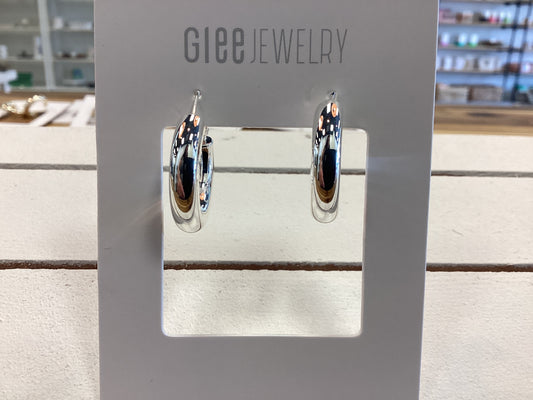 Glee optimal hoops, silver